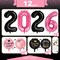 Graduation Party Balloons 2026 – Pink, Black & Gold 12PCS Balloon Set with 40-Inch “2026” Numbers & Congrats Grad Foil Balloons